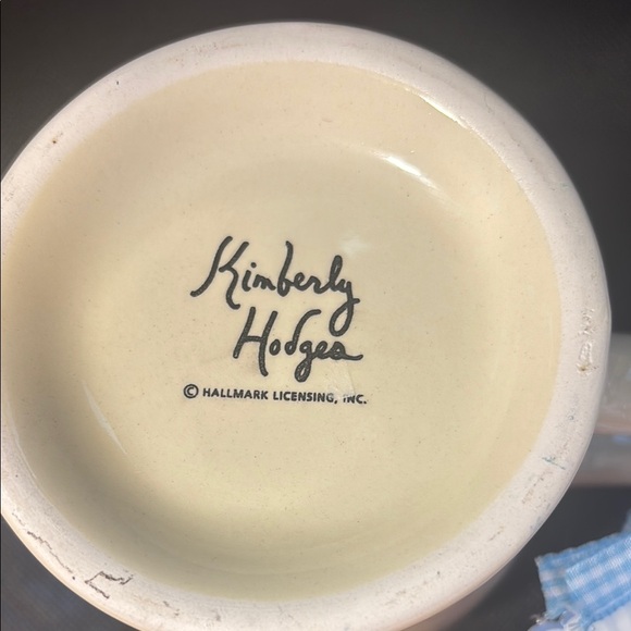 Hallmark Ceramic Mug with Blue Floral Design. Kimberly Hodges - Picture 5 of 6